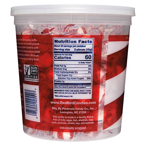 Red Bird Peppermint Puffs